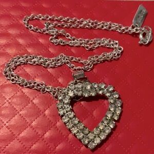 🟣Rhinestone Heart Necklace